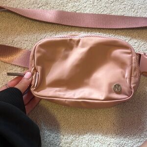 pink lululemon belt bag